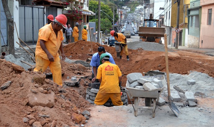 Cesama já concluiu 90% dos trabalhos de substituição das redes de esgoto do Bairro Santa Luzia