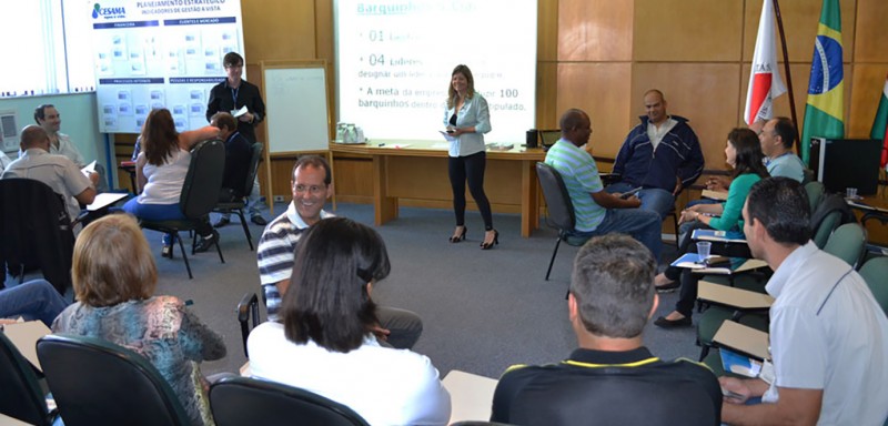 Qualificação - Funcionários da Cesama participam de curso para capacitação de lideranças