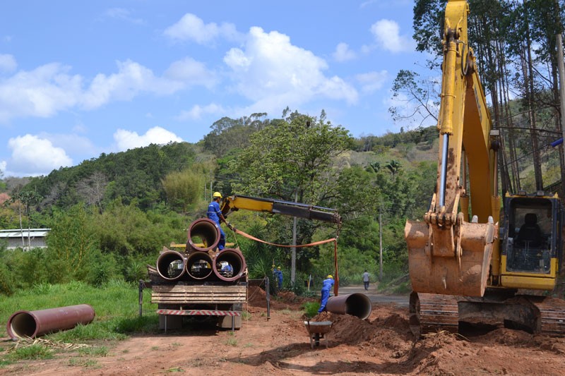 Despoluição do Rio Paraibuna - Bairro Niterói recebe 770 metros de redes de recalque de esgoto