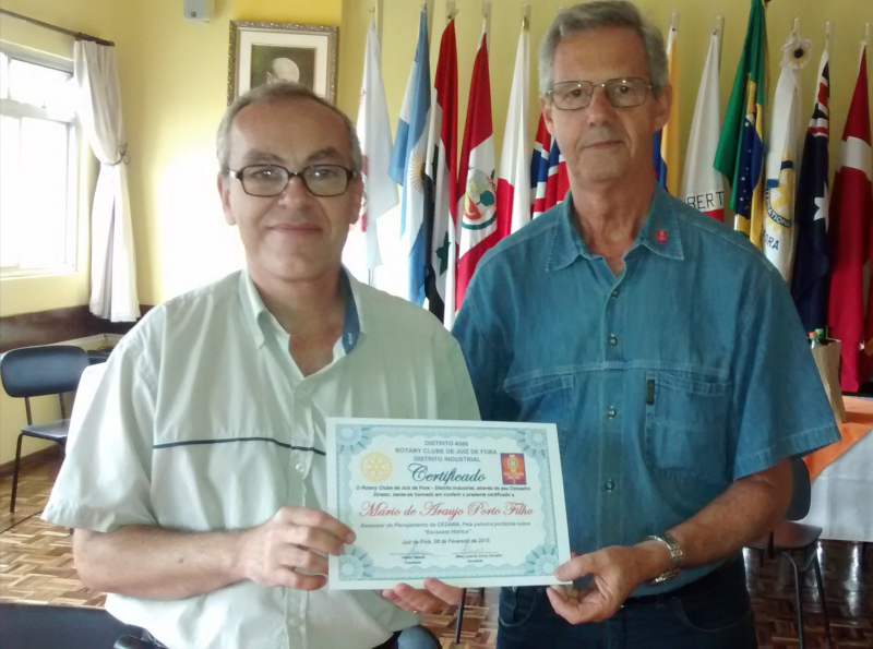 Uso racional da água - Cesama realiza palestra de conscientização no Rotary Club