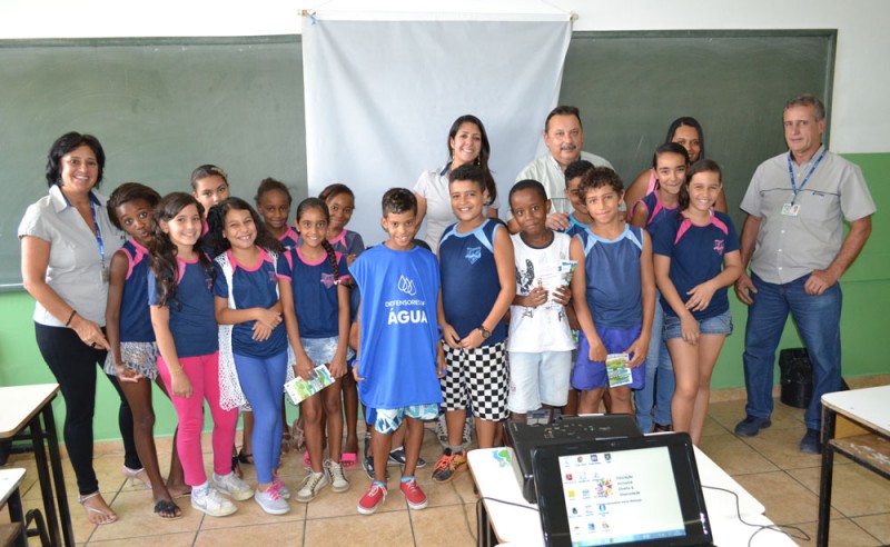 Cesama realiza palestra para estudantes da Escola Municipal Prefeito Dilermando Cruz Filho