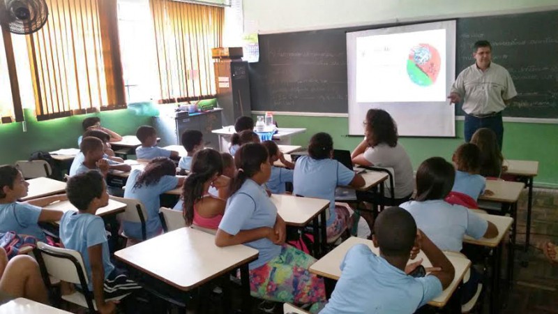 Escola do Bairro Eldorado recebe ação de conscientização ambiental da Cesama